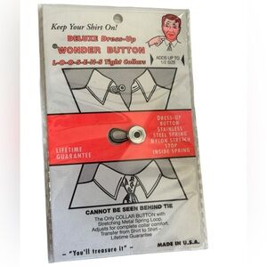 Wonder Button Deluxe Dress-Up Collar Extender